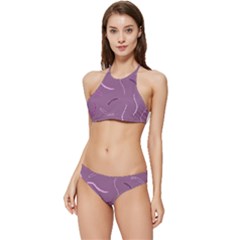 Feather Banded Triangle Bikini Set by nateshop