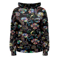 Floral Women s Pullover Hoodie by nateshop