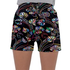 Floral Sleepwear Shorts by nateshop