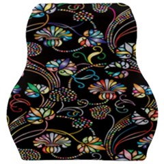 Floral Car Seat Velour Cushion  by nateshop