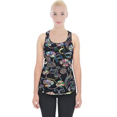 Floral Piece Up Tank Top by nateshop