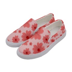 Flowers Women s Canvas Slip Ons