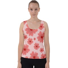 Flowers Velvet Tank Top by nateshop