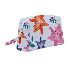 Flowers-5 Wristlet Pouch Bag (medium)