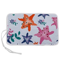 Flowers-5 Pen Storage Case (l)