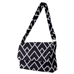 Geometry Full Print Messenger Bag (m) by nateshop