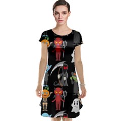 Halloween Cap Sleeve Nightdress by nateshop