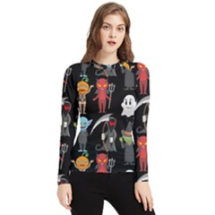 Halloween Women s Long Sleeve Rash Guard by nateshop