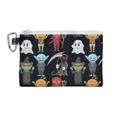 Halloween Canvas Cosmetic Bag (medium) by nateshop