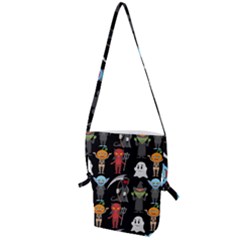 Halloween Folding Shoulder Bag by nateshop