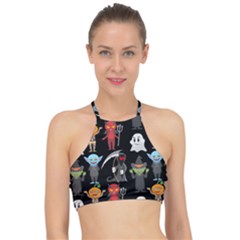 Halloween Racer Front Bikini Top by nateshop