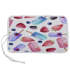 Ice Cream,strobery Pen Storage Case (m) by nateshop