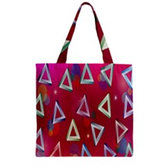 Impossible Zipper Grocery Tote Bag by nateshop