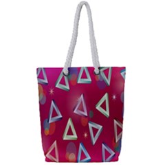 Impossible Full Print Rope Handle Tote (small) by nateshop