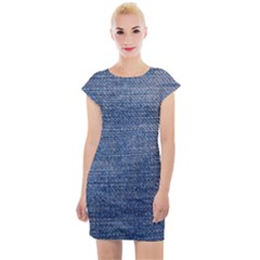 Jeans Cap Sleeve Bodycon Dress by nateshop