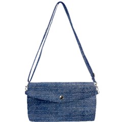 Jeans Removable Strap Clutch Bag by nateshop