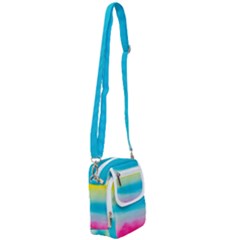 Watercolor Shoulder Strap Belt Bag