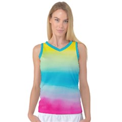 Watercolor Women s Basketball Tank Top by nateshop