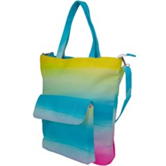 Watercolor Shoulder Tote Bag by nateshop