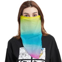 Watercolor Face Covering Bandana (triangle) by nateshop