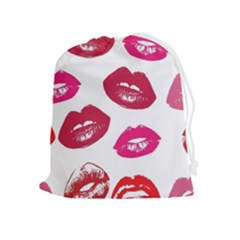 Lips Drawstring Pouch (XL)