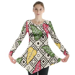 Leaves Long Sleeve Tunic 