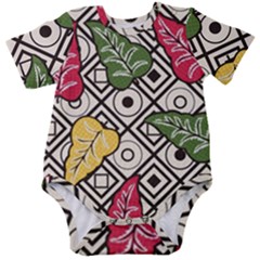 Leaves Baby Short Sleeve Onesie Bodysuit by nateshop