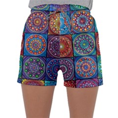 Mandala Art Sleepwear Shorts by nateshop