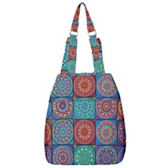 Mandala Art Center Zip Backpack by nateshop