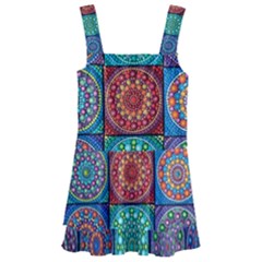 Mandala Art Kids  Layered Skirt Swimsuit