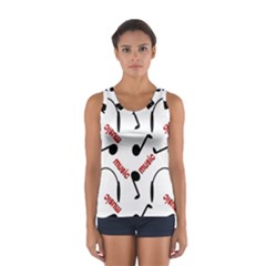 Music Sport Tank Top  by nateshop