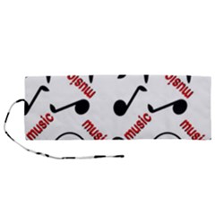 Music Roll Up Canvas Pencil Holder (m) by nateshop