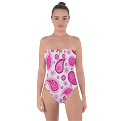 Paisley Tie Back One Piece Swimsuit