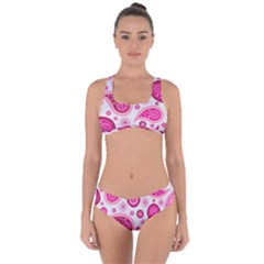 Paisley Criss Cross Bikini Set