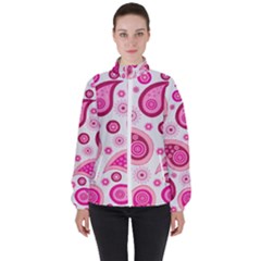 Paisley Women s High Neck Windbreaker