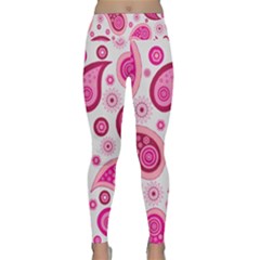 Paisley Lightweight Velour Classic Yoga Leggings