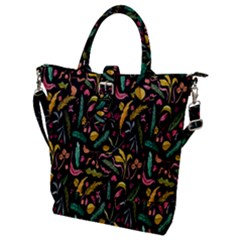 Palm Buckle Top Tote Bag by nateshop