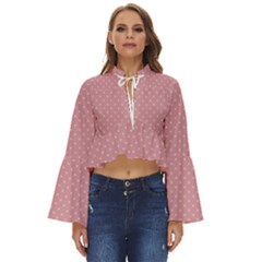 Paper Boho Long Bell Sleeve Top by nateshop