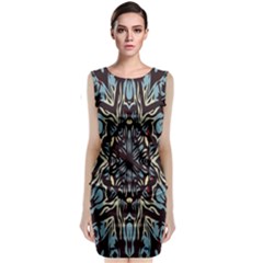 Pattern-mandala Classic Sleeveless Midi Dress by nateshop