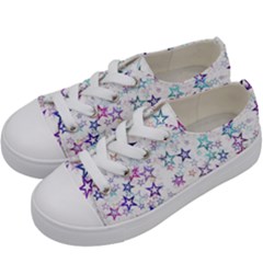 Christmasstars Kids  Low Top Canvas Sneakers by kyorashop23