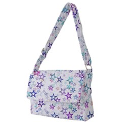 Christmasstars Full Print Messenger Bag (S)