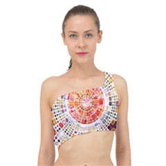 Internet Data Storage Online Spliced Up Bikini Top  by Wegoenart