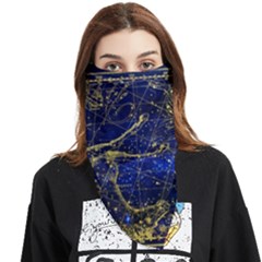 Constellation Horse Dolphin Face Covering Bandana (triangle) by Wegoenart