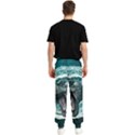 Dinosaur Sea Boat Fantasy Men s Elastic Waist Pants View2