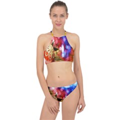 Christmas Decoration Ball Racer Front Bikini Set