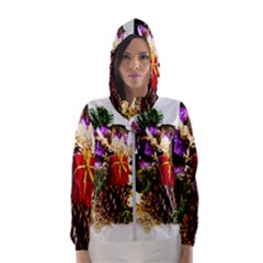 Christmas Decorations Women s Hooded Windbreaker