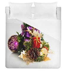 Christmas Decorations Duvet Cover (Queen Size)