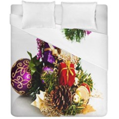 Christmas Decorations Duvet Cover Double Side (California King Size)