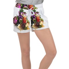 Christmas Decorations Velour Lounge Shorts