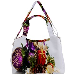 Christmas Decorations Double Compartment Shoulder Bag